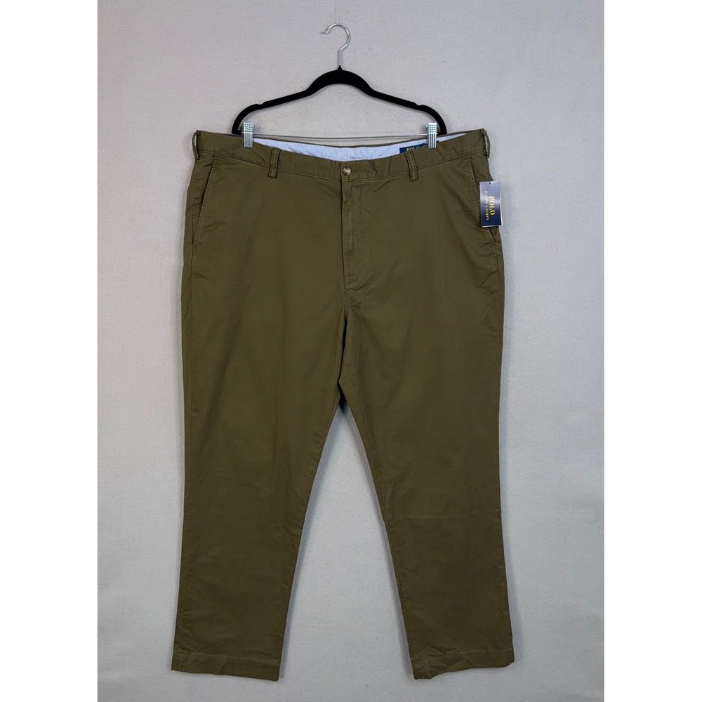 Polo Ralph Lauren Chino Pants Mens 44BX32 Green Bedford Classic Fit Preppy